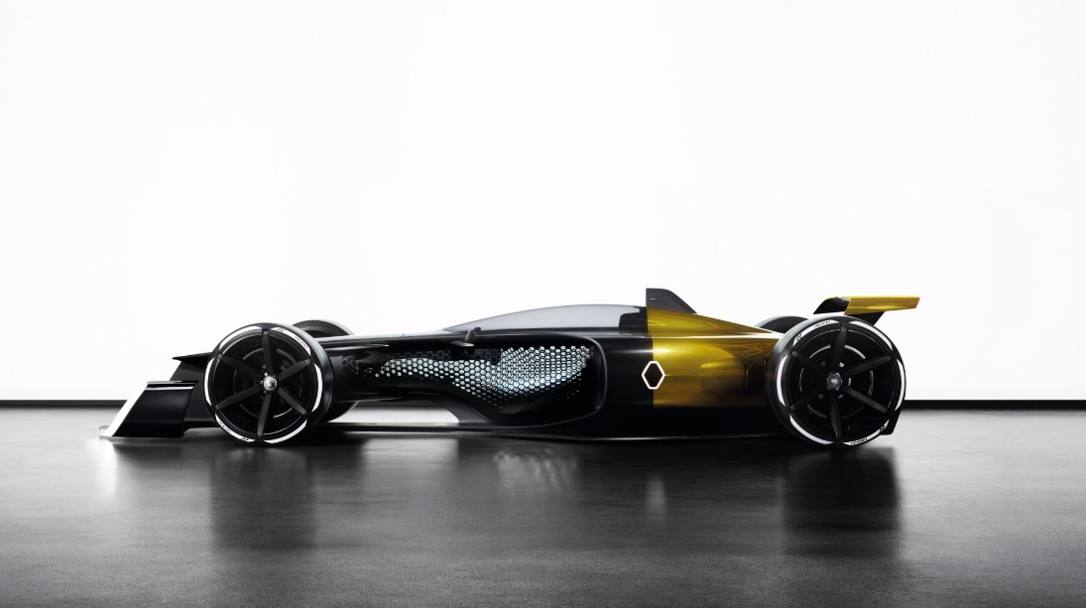 Come sar la Formula 1 nel 2027? La Renault presenta al Salone di Shanghai un a sua idea di futuro. Il concept ha abitacolo chiuso, pesa 600 kg e svilupperebbe 1340 cavalli 